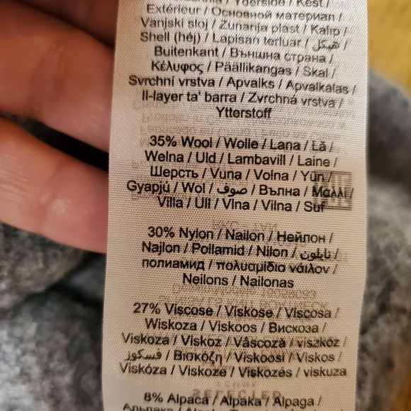 Selected Femme Wool Blend Boatneck Sweater Large - Picture 4 of 7